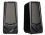 Q-connect Altavoces Bluetooth con Iluminación RGB 2x3W Control de Volumen Color Negro para PC y Consola