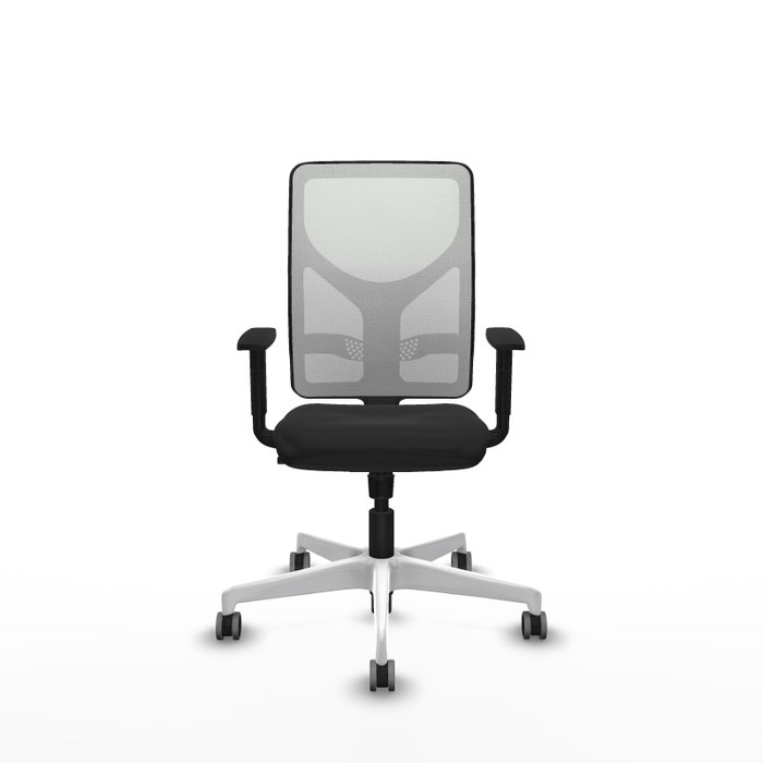 PIQUERAS Y CRESPO Silla de oficina Motilla con mecanismo Sincro, Negro y Blanco PIQUERAS Y CRESPO Silla de oficina Motilla con mecanismo Sincro, Negro y Blanco