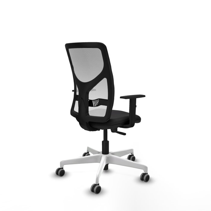 PIQUERAS Y CRESPO Silla de oficina Motilla con mecanismo Sincro, Negro y Blanco PIQUERAS Y CRESPO Silla de oficina Motilla con mecanismo Sincro, Negro y Blanco