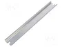 FIBOX Carril DIN TS35 de acero y zinc 266x35mm