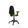 PIQUERAS Y CRESPO Silla de oficina Aýna color Pistacho con brazos 2D