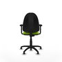 PIQUERAS Y CRESPO Silla de oficina Aýna color Pistacho con brazos 2D
