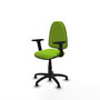 PIQUERAS Y CRESPO Silla de oficina Aýna color Pistacho con brazos 2D