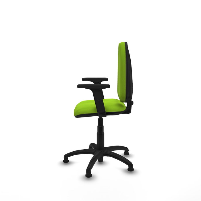 PIQUERAS Y CRESPO Silla de oficina Aýna color Pistacho con brazos 2D