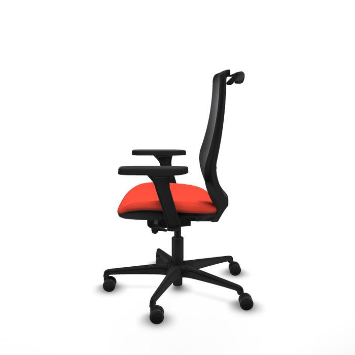 PIQUERAS Y CRESPO Silla de oficina Mardos con mecanismo Sincro/Traslack, Naranja oscuro y Negro PIQUERAS Y CRESPO Silla de oficina Mardos con mecanismo Sincro/Traslack, Naranja oscuro y Negro