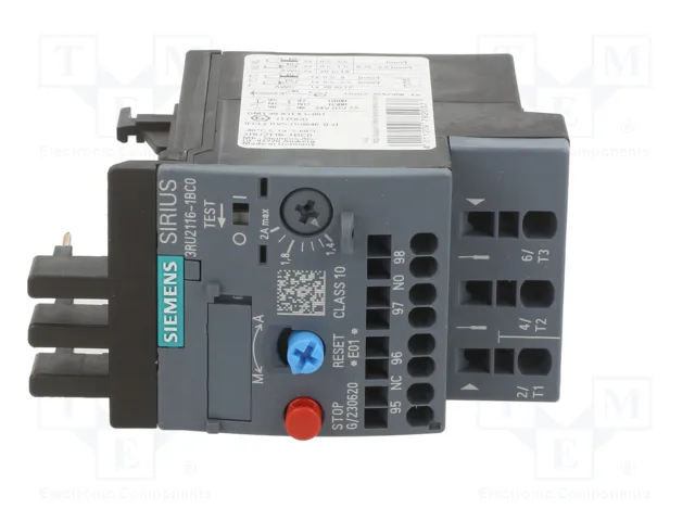 SIEMENS 3RU2116-1BC0 Relé Térmico S00 1,4-2A SIEMENS 3RU2116-1BC0 Relé Térmico S00 1,4-2A