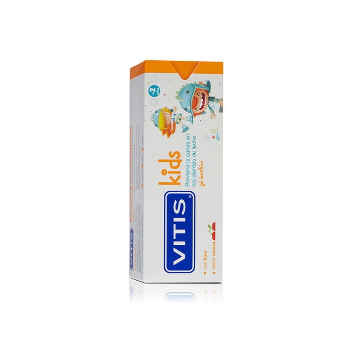 Vitis KIDS Gel Dentífrico con Flúor Cereza para Niños 50 ml
