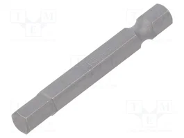 BETA Punta de destornillador hexagonal HEX 6mm, 1/4 pulgada, 50 mm