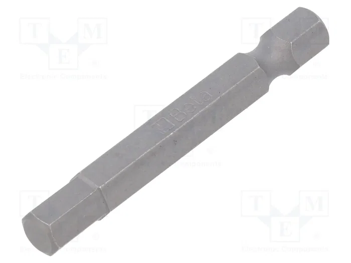 BETA Punta de destornillador hexagonal HEX 6mm, 1/4 pulgada, 50 mm BETA Punta de destornillador hexagonal HEX 6mm, 1/4 pulgada, 50 mm