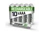 Energizer - Pila Recargable Power Plus AAA Accu Recharge 10 Unidades - Material Reciclado 22% - Blister