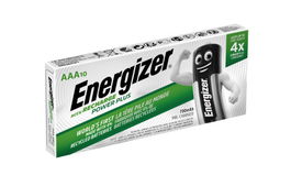 Energizer E300626403 Pack 10 Pilas Recargables Power Plus Precision NH12 HR03 AAA 700mAh 1,2V