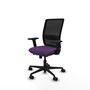 PIQUERAS Y CRESPO Silla de oficina Haches con mecanismo Sincro/Traslack Morado/Negro
