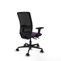 PIQUERAS Y CRESPO Silla de oficina Haches con mecanismo Sincro/Traslack Morado/Negro