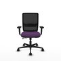 PIQUERAS Y CRESPO Silla de oficina Haches con mecanismo Sincro/Traslack Morado/Negro