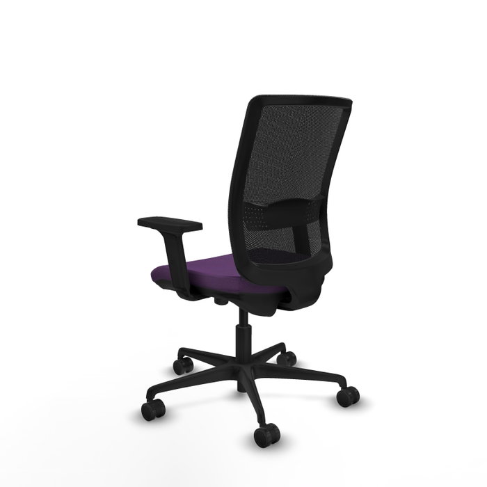 PIQUERAS Y CRESPO Silla de oficina Haches con mecanismo Sincro/Traslack Morado/Negro