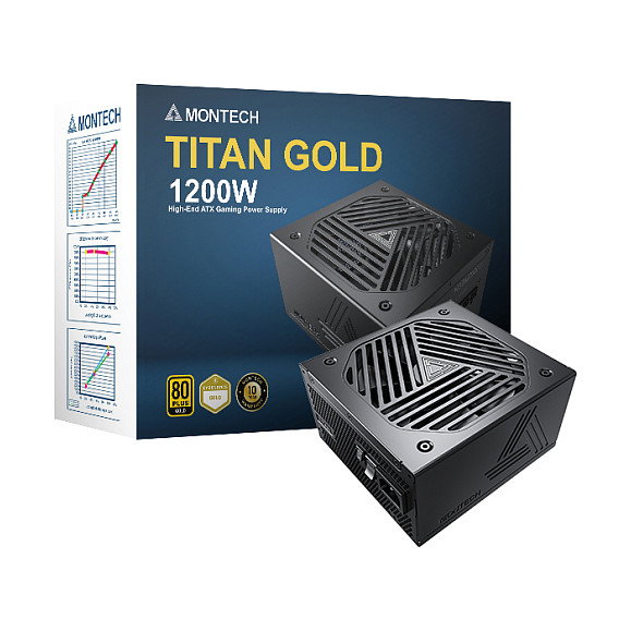 Montech Titan Gold 1200W 80 PLUS & Cybenetics Gold Modular PCIe 5.0