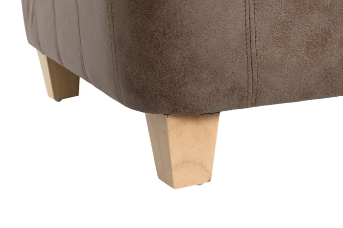 DKD Home Decor Sofá de 3 Plazas Marrón DKD Home Decor Sofá de 3 Plazas Marrón