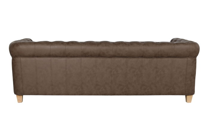 DKD Home Decor Sofá de 3 Plazas Marrón DKD Home Decor Sofá de 3 Plazas Marrón
