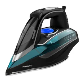 Cecotec Fast&Furious 6060 Plancha a Vapor Ultrapotente 3100W Suela Turbo Anodized Pro, Vapor Continuo 75g/min, Supervapor 285g/min, Negro Plata Turquesa