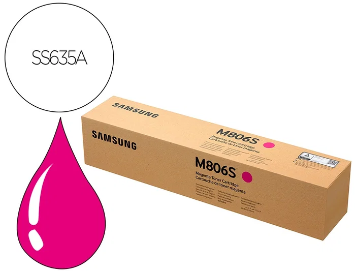 Samsung Cartucho de Tóner Original CLT-M806S Magenta