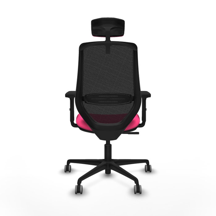 PIQUERAS Y CRESPO Silla de oficina Mardos con mecanismo Sincro Rosa y Negro PIQUERAS Y CRESPO Silla de oficina Mardos con mecanismo Sincro Rosa y Negro