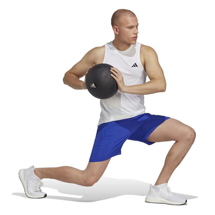 Camiseta para Hombre sin Mangas Adidas Training Essentials Blanco 9-10 Años Camiseta para Hombre sin Mangas Adidas Training Essentials Blanco 9-10 Años