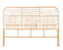 DKD Home Decor Cabecero de Cama de Ratán Natural 183x114x4 cm