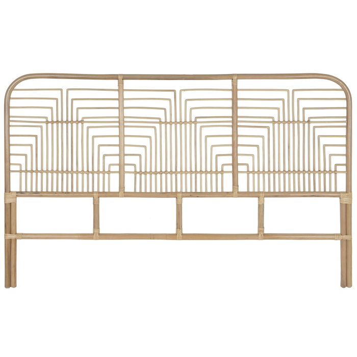 DKD Home Decor Cabecero de Cama de Ratán Natural 183x114x4 cm
