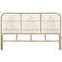 DKD Home Decor Cabecero de Cama de Ratán Natural 183x114x4 cm