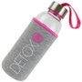 Cook Concept Botella de Cristal con Funda de Neopreno 400 ml Surtida