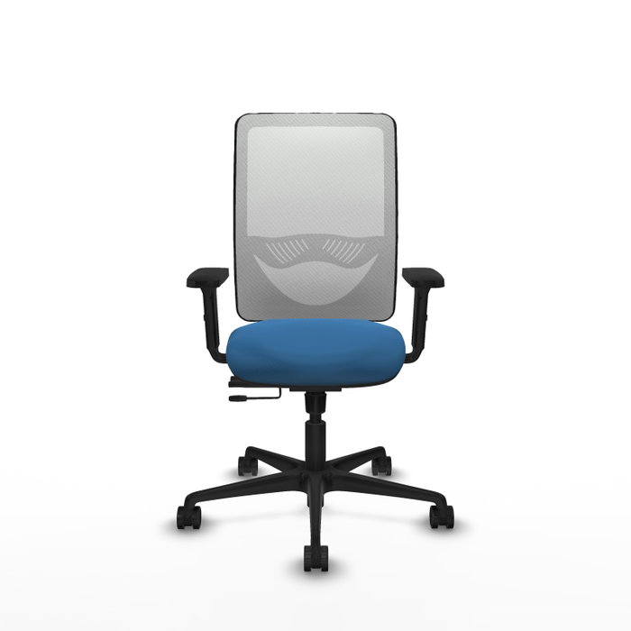 PIQUERAS Y CRESPO Silla de oficina Zulema Azul claro y Blanco
