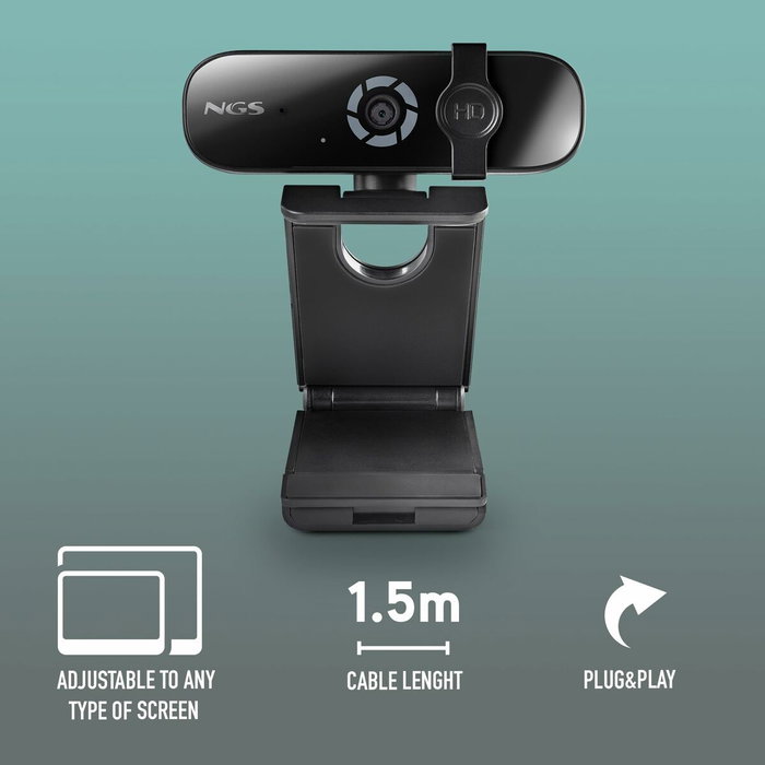 NGS XpressCam 2000 Webcam 2K 2560x1440 Negro
