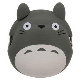Mi vecino Totoro Llavero Monedero Mini Totoro gris 9 cm