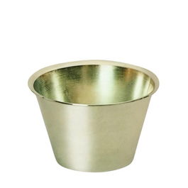 MACOM HOSTAL Molde para Flan de Aluminio, 8 cm de Diámetro x 6 cm de Alto, Utensilio de Pastelería