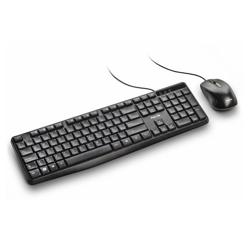 NGS Cocoa KIT V2 Teclado y Ratón Negro