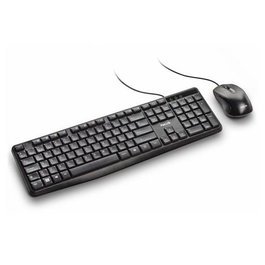 NGS COCOAKITV2 Combo Teclado y Ratón USB con Teclas Multimedia, Diseño Resistente a Líquidos y 10 Millones de Pulsaciones - Ideal para Oficina, Teletrabajo y Gaming Casual