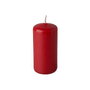 PAPSTAR Velas de cilindro rojas de 10 cm