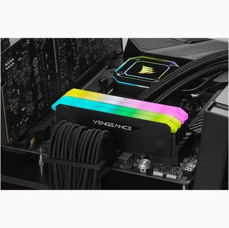 Corsair Vengeance RGB 8 GB DDR4 3200 MHz CMG8GX4M1E3200C16 Negro