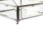 DKD Home Decor Joyero Tradicional Plateado Transparente Cristal Metal 21 x 10 x 25 cm