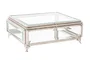 DKD Home Decor Joyero Tradicional Plateado Transparente Cristal Metal 21 x 10 x 25 cm
