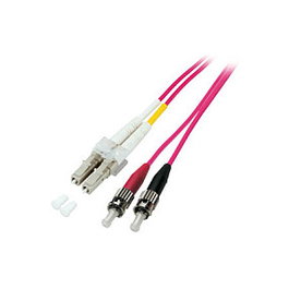 EFB Elektronik Cable de fibra óptica LC-ST OM4 15m Violeta