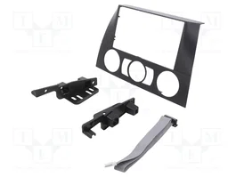 ACV Bastidor de montaje de radio para BMW 2 DIN, negro