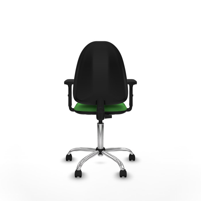 PIQUERAS Y CRESPO Silla de oficina Aýna Verde con Brazos 2D