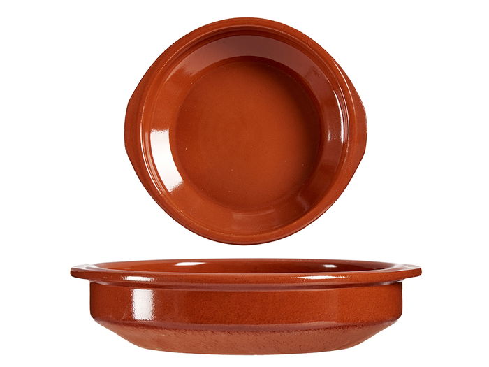 La Dehesa Cazuela Redonda Barro Refractario Miel Diámetro 22 cm (Set de 8)