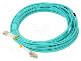 GEMBIRD Cable de conexión de fibra óptica OM4 LC/UPC Duplex 10m