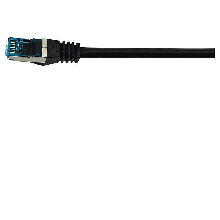 EQUIP 605890 Cable Patch Cat6A S/FTP con conectores RJ45, 1m, LSZH Negro