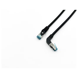 EQUIP 605890 Cable Patch Cat6A S/FTP con conectores RJ45, 1m, LSZH Negro