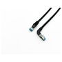 EQUIP 605890 Cable Patch Cat6A S/FTP con conectores RJ45, 1m, LSZH Negro
