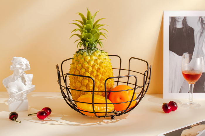 Confortime Frutero Metal Basic 26.6 x 26.4 x 14.4 cm (12 Unidades)