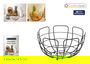 Confortime Frutero Metal Basic 26.6 x 26.4 x 14.4 cm (12 Unidades)